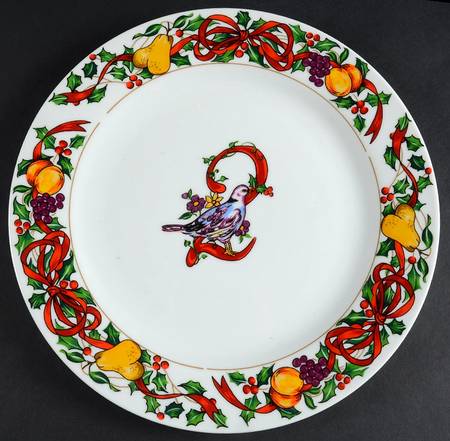 Twelve Days of Christmas Dinner Plate