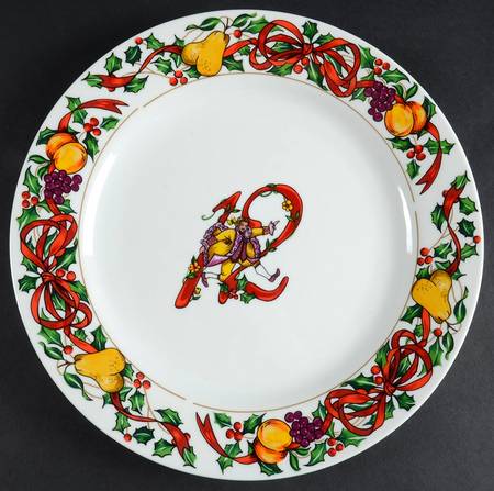 Twelve Days of Christmas Dinner Plate