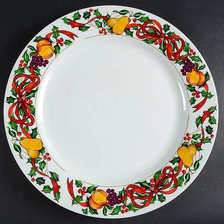 Twelve Days of Christmas 12" Chop Plate (Round Platter)