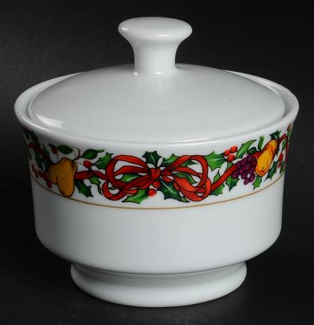 Twelve Days of Christmas Sugar Bowl & Lid