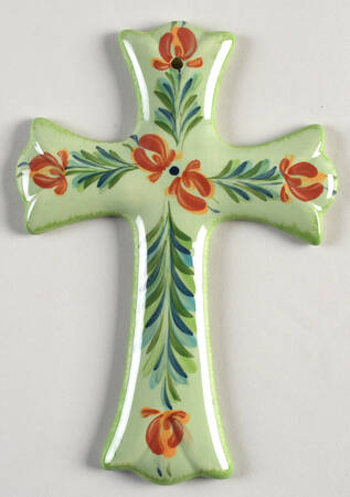 Provence 7" Ceramic Cross