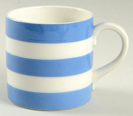 Cornish Blue White (Shield and TG Green Stamp) Mug