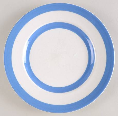 Cornish Blue White (Shield and TG Green Stamp) Salad Plate