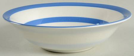 Cornish Blue White (Shield and TG Green Stamp) Coupe Cereal Bowl