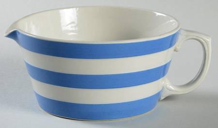 Cornish Blue White (Shield and TG Green Stamp) Gravy Boat