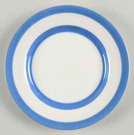 Cornish Blue White (Shield and TG Green Stamp) Bread & Butter Plate
