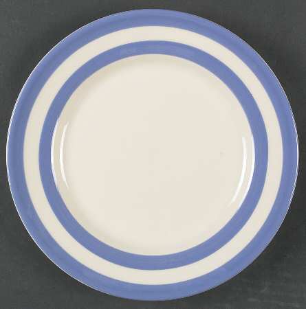 Cornish Blue White (Shield and TG Green Stamp) Luncheon Plate by T G Green (England)