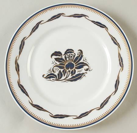 Orchidea Blue Salad Plate