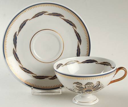 Orchidea Blue Footed Cup & Saucer Set