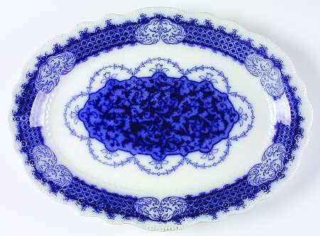 Marlborough (No Gold Band) 16" Oval Serving Platter