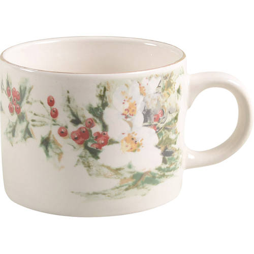 Yuletide (Cream Body) Flat Cup