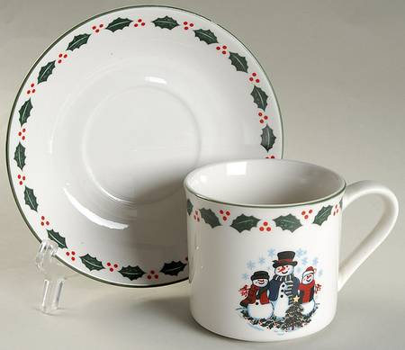 GCI4 Flat Cup & Saucer Set
