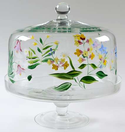 9473 Glassware Cake Plate with Dome