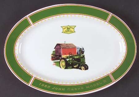 John Deere Memories 13" Oval Serving Platter