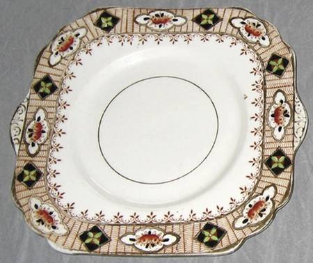 GLD34 Handled Cake Plate