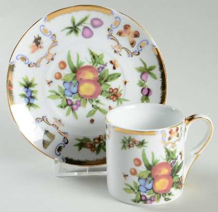 Yorkshire Flat Demitasse Cup & Saucer Set