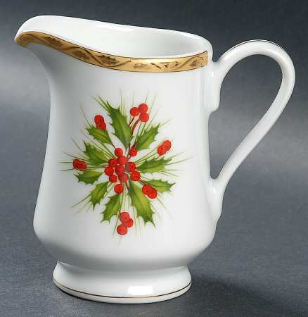 Festive Holly Creamer