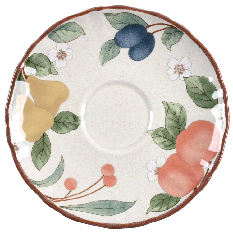 Fruit Panorama Saucer for Demitasse Cup