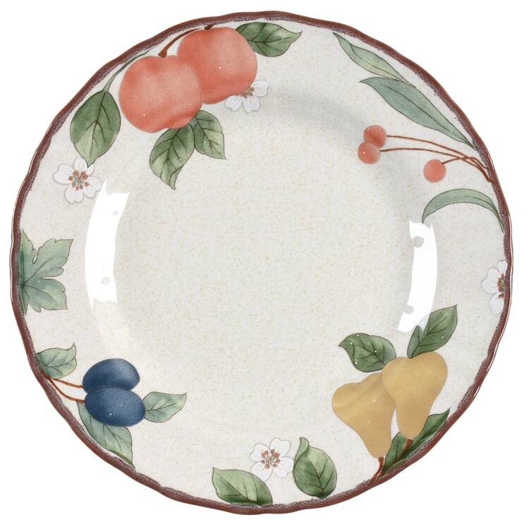 Fruit Panorama Bread & Butter Plate