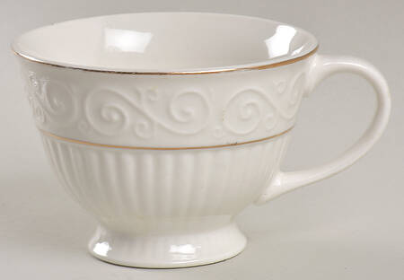 Claremont Gold (Cream Background) Footed Cup