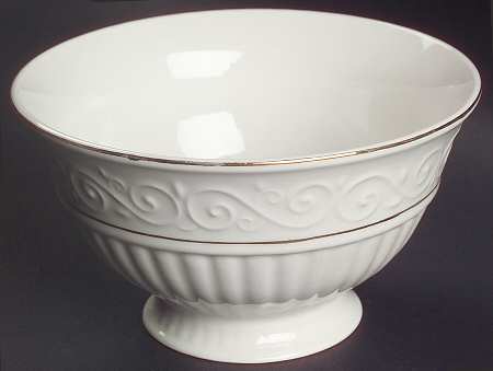 Claremont Gold (Cream Background) Soup/Cereal Bowl