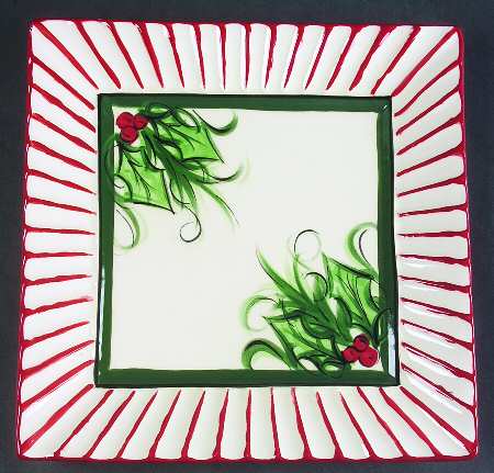 Hollylujah 2 Square Dinner Plate