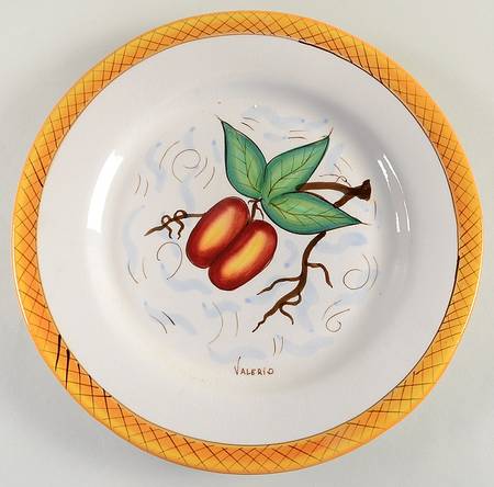 Fruta Dinner Plate by Ganz