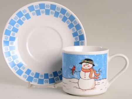 GCI5 Flat Cup & Saucer Set