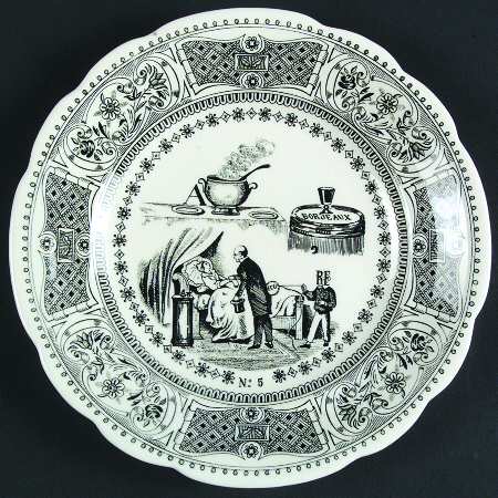 Rebus Picture Puzzles Salad/Dessert Plate