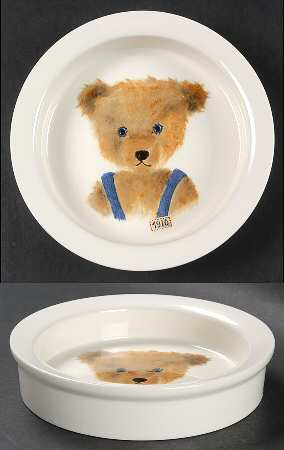 Bears (For Boys) 6" Round Baby Plate
