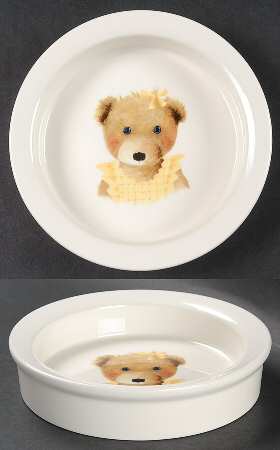 Bears (Girl Collection) 6" Round Baby Plate