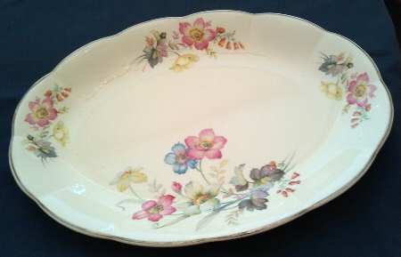 283A 12" Oval Serving Platter