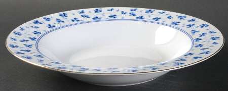 Blue Belle Rim Soup Bowl