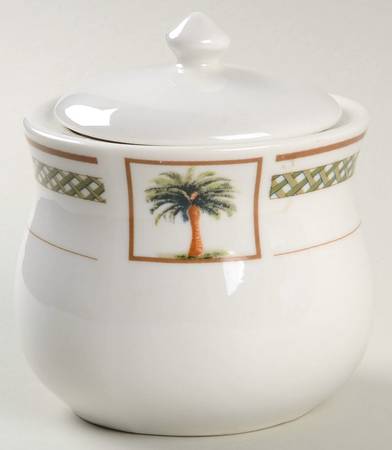Palm Bay Sugar Bowl & Lid
