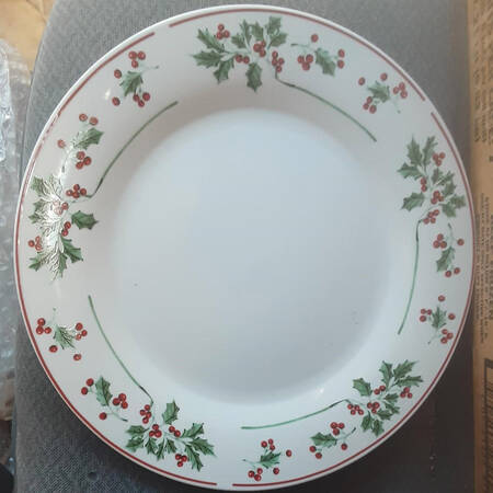 Winter Gathering Dinner Plate