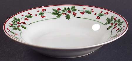 Winter Gathering Rim Soup Bowl