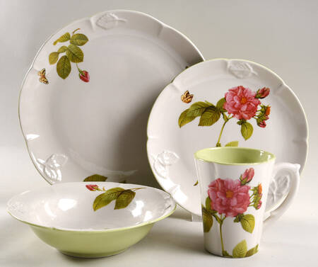 Rose Serenade 4 Piece Place Setting