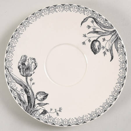 Tulipes Noires Saucer for Jumbo Cup