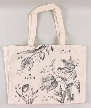 Tulipes Noires Large Cloth Tote Bag