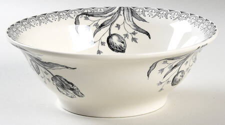 Tulipes Noires Coupe Cereal Bowl