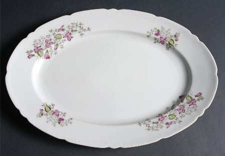Wild Flower 13" Oval Serving Platter
