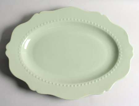 Hospitality Sage 17" Oval Serving Platter
