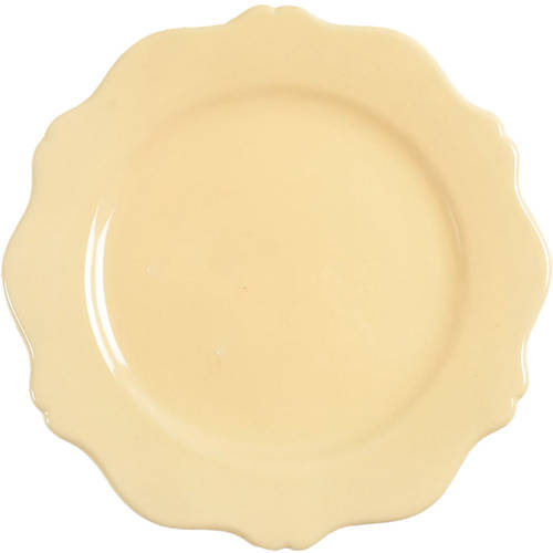 Hospitality Butter Yellow Luncheon Plate