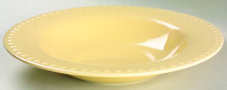 Hospitality Butter Yellow 10" Individual Pasta Bowl