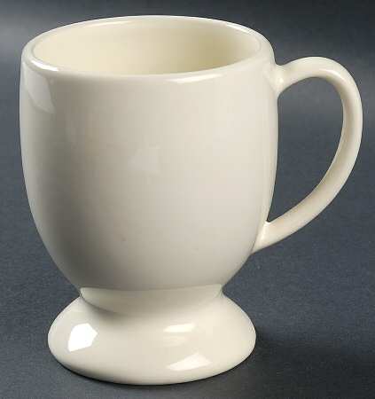 Hospitality Ivory Pedestal Mug