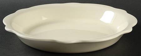 Hospitality Ivory 10" Pie Baking Plate