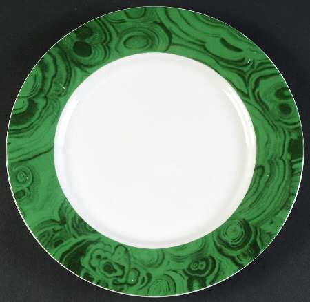Malachite Salad Plate