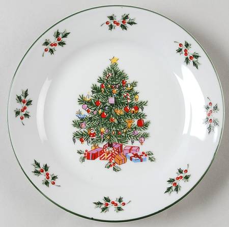 Noel Morning Salad Plate
