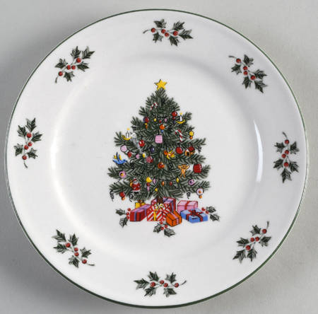 Noel Morning Salad Plate by Gibson Designs