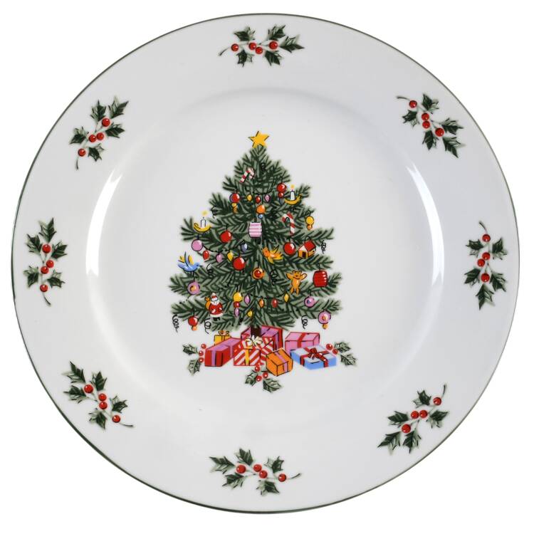 Noel Morning Luncheon Plate